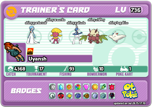 Uyansh Card otPokemon.com