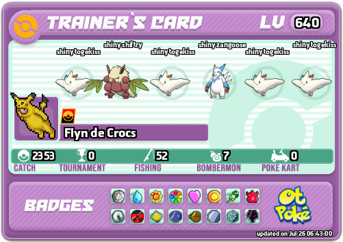 Flyn de Crocs Card otPokemon.com