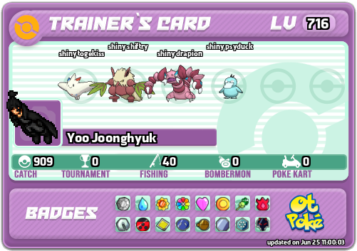 Yoo Joonghyuk Card otPokemon.com