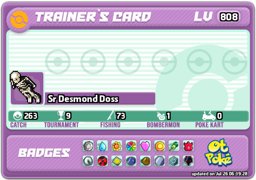 Sr Desmond Doss Card otPokemon.com