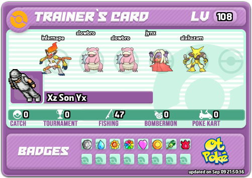 Xz Son Yx Card otPokemon.com
