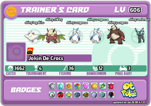Jokin De Crocs Card otPokemon.com