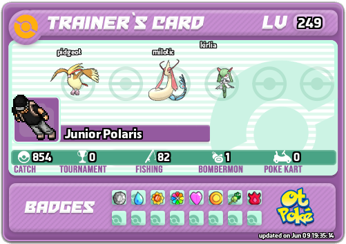 Junior Polaris Card otPokemon.com