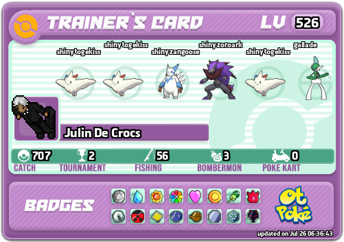 Julin De Crocs Card otPokemon.com
