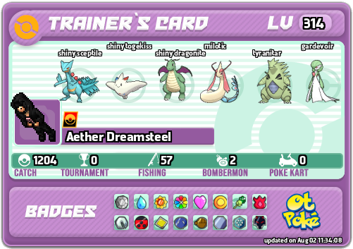 Aether Dreamsteel Card otPokemon.com
