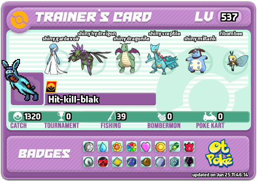 Hit-kill-blak Card otPokemon.com