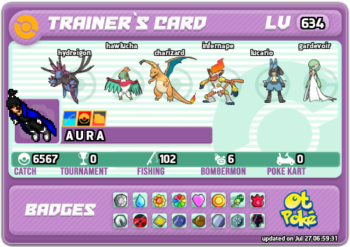 A U R A Card otPokemon.com
