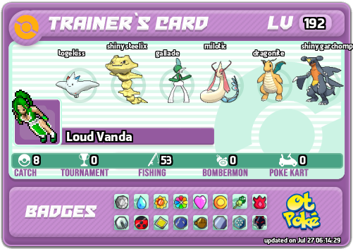 Loud Vanda Card otPokemon.com
