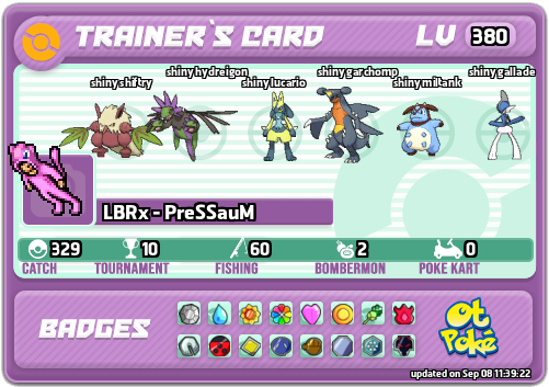 LBRx - PreSSauM Card otPokemon.com
