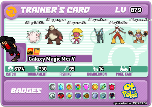 Galaxy Magic Mcs V Card otPokemon.com